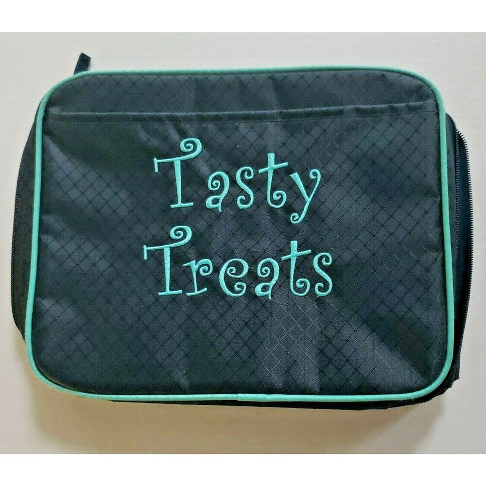 New Thirty One 31 Cool Case Thermal Navy & Teal "TASTY TREATS" SKU U11
